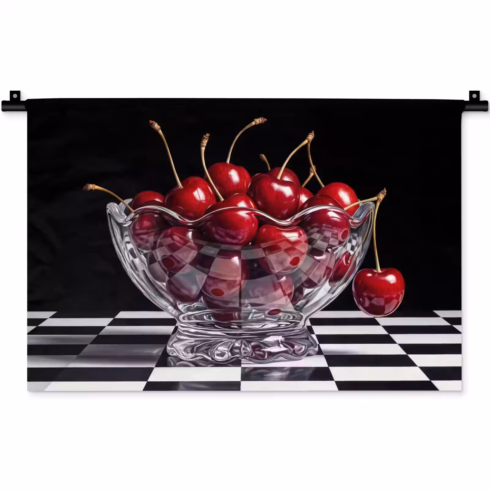 Wandkleed - Eten - Kersen - Rood — 1