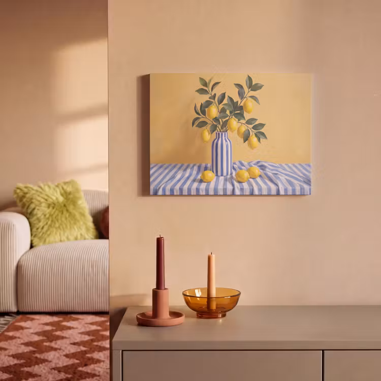 Akoestisch schilderij - Citroen - Stilleven - Modern — 2