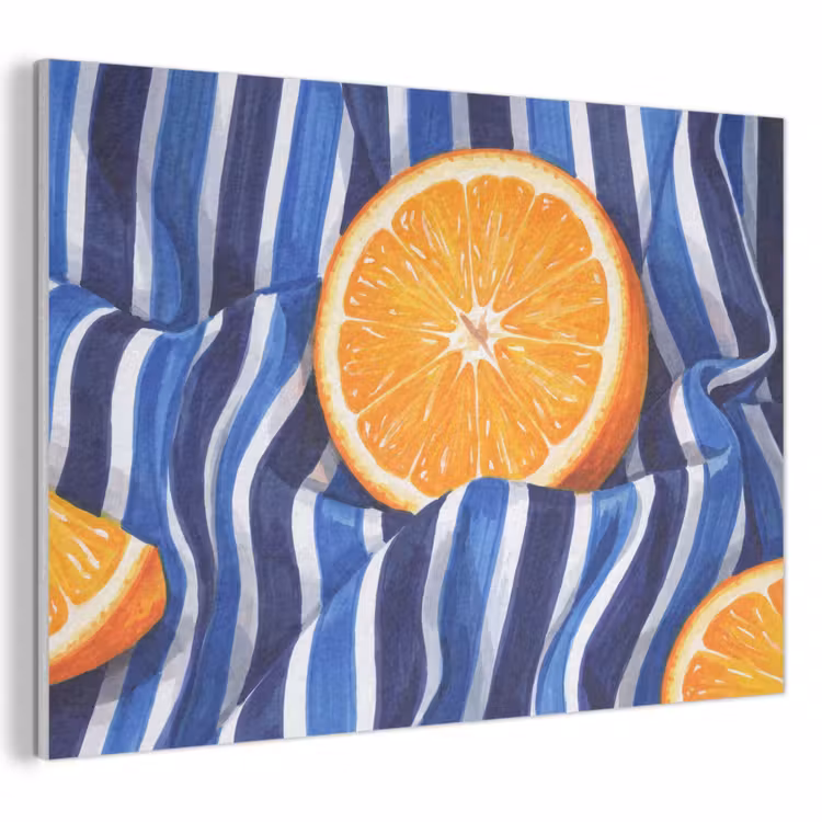 Akoestisch schilderij - Eten - Fruit - Oranje — 1