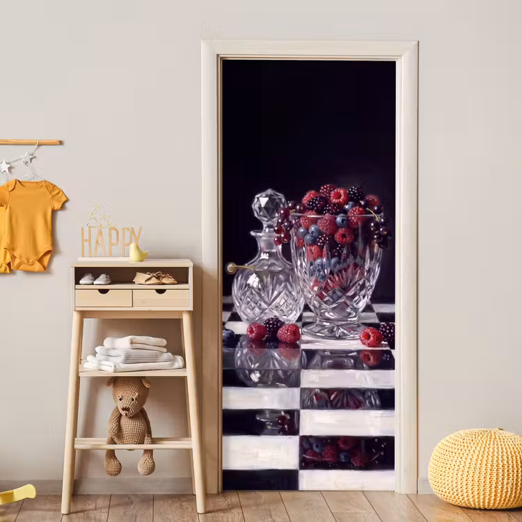 Deursticker - Bessen - Kristal - Stilleven — 6