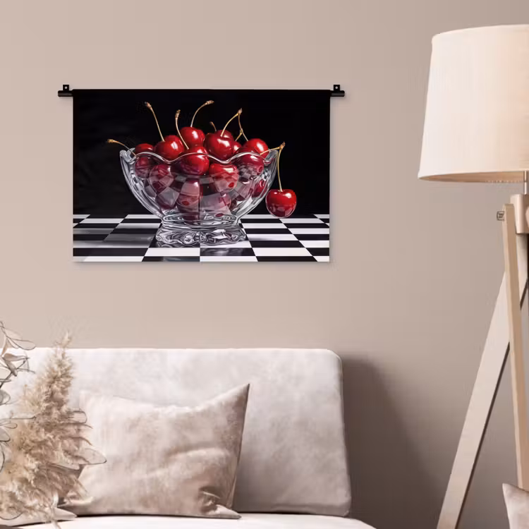 Wandkleed - Eten - Kersen - Rood — 2