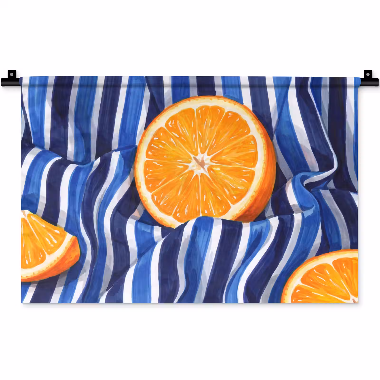 Wandkleed - Eten - Fruit - Oranje — 1