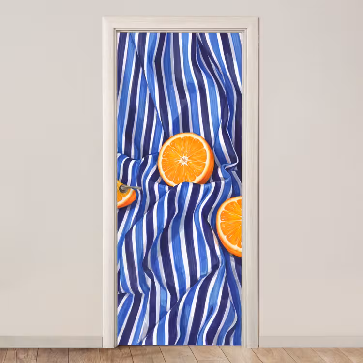 Deursticker - Eten - Fruit - Oranje — 1