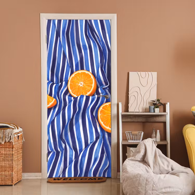 Deursticker - Eten - Fruit - Oranje — 2