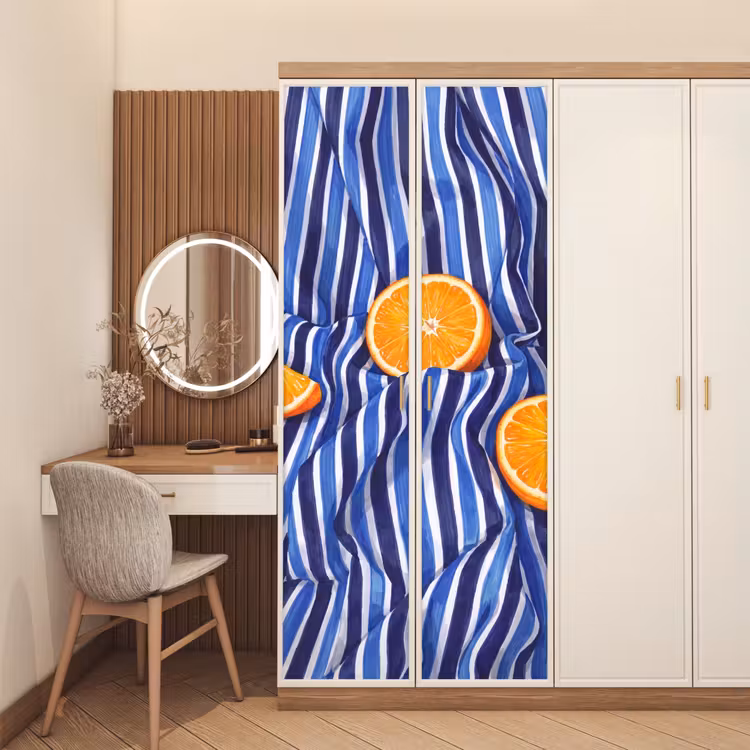 Deursticker - Eten - Fruit - Oranje — 5