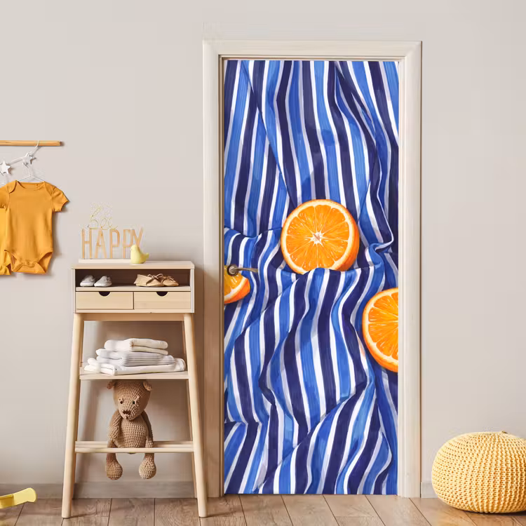 Deursticker - Eten - Fruit - Oranje — 6