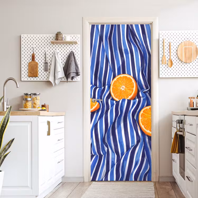 Deursticker - Eten - Fruit - Oranje — 7