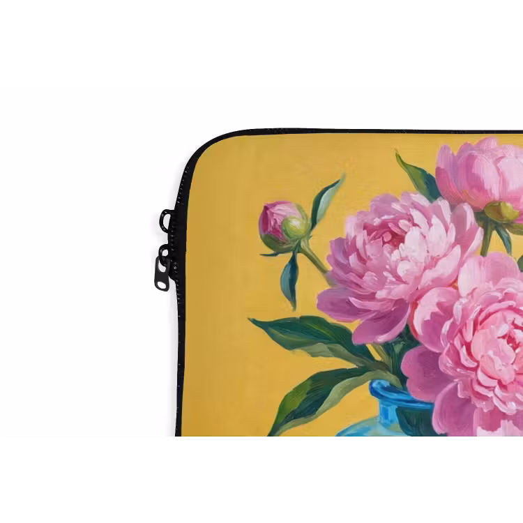 Laptophoes - Bloemen - Roze - Modern — 5