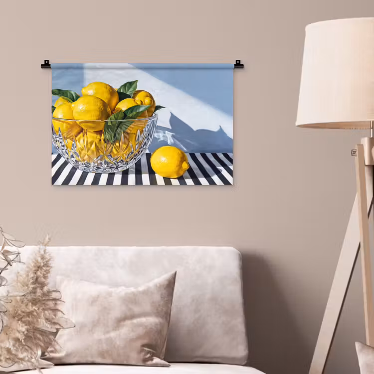 Wandkleed - Citroenen - Fruit - Geel — 2