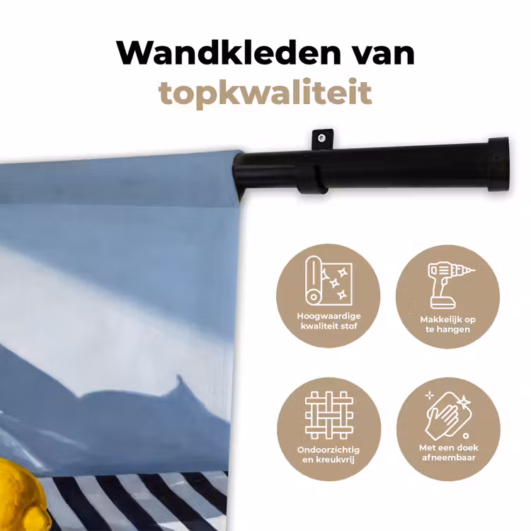 Wandkleed - Citroenen - Fruit - Geel — 3