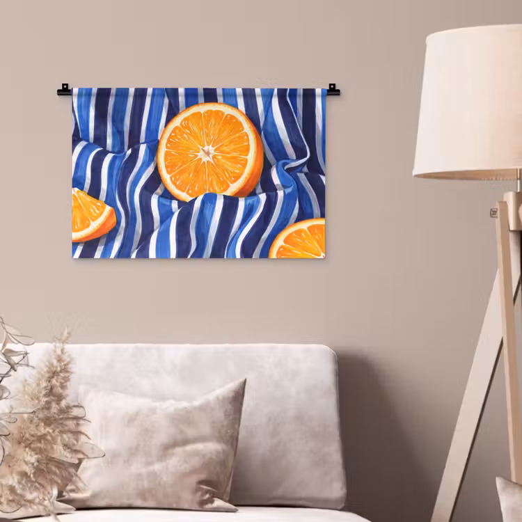 Wandkleed - Eten - Fruit - Oranje — 2