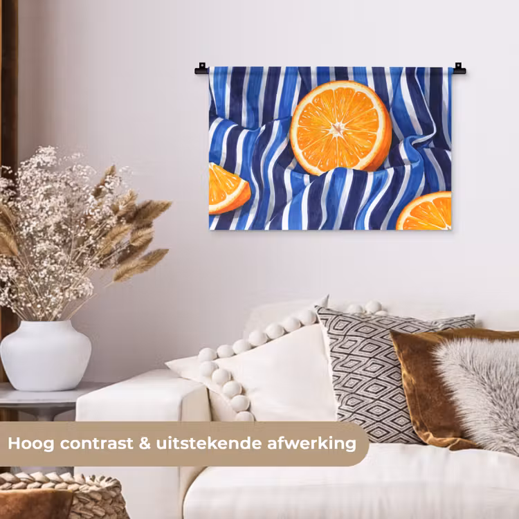 Wandkleed - Eten - Fruit - Oranje — 4