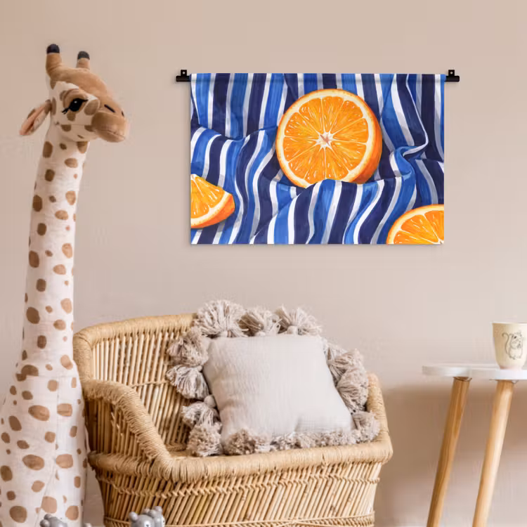 Wandkleed - Eten - Fruit - Oranje — 5