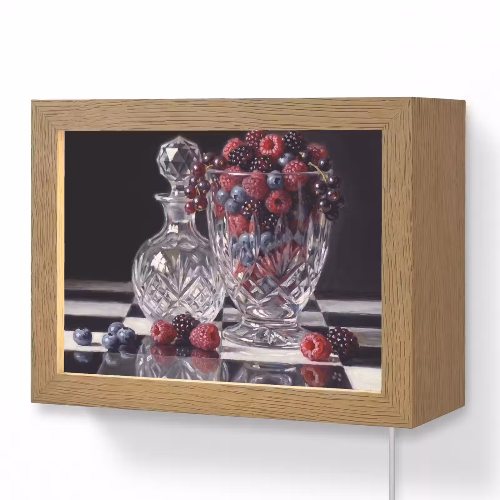 Lightbox - Wandlamp - Bessen - Kristal - Stilleven — 1