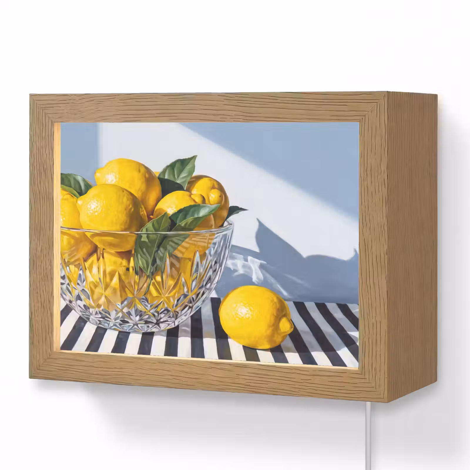 Lightbox - Wandlamp - Citroenen - Fruit - Geel — 1