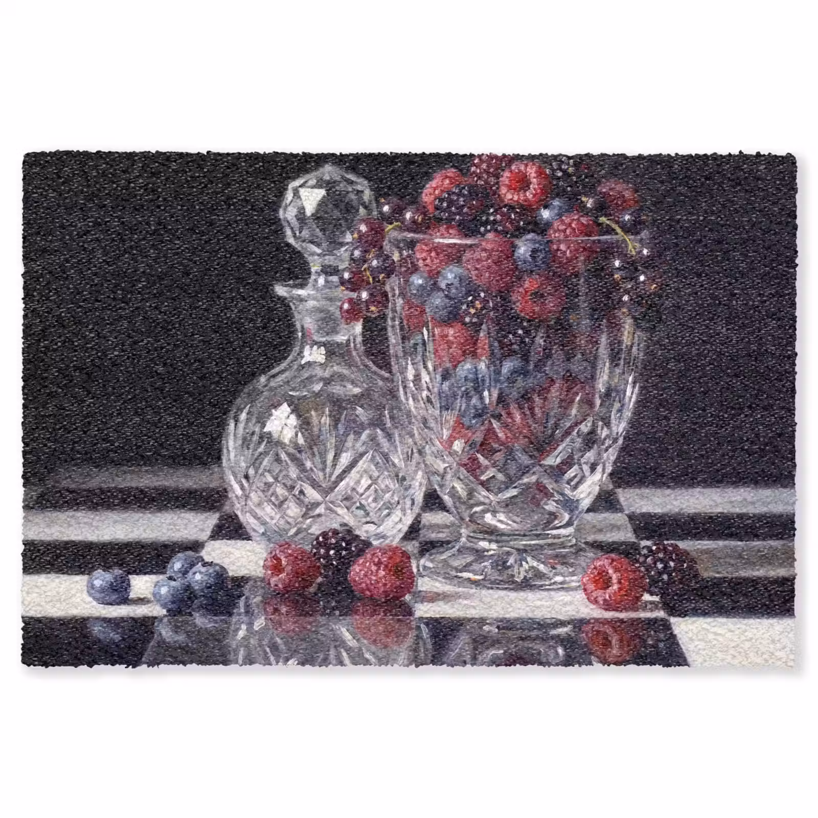 Vloerkleed - Bessen - Kristal - Stilleven — 1