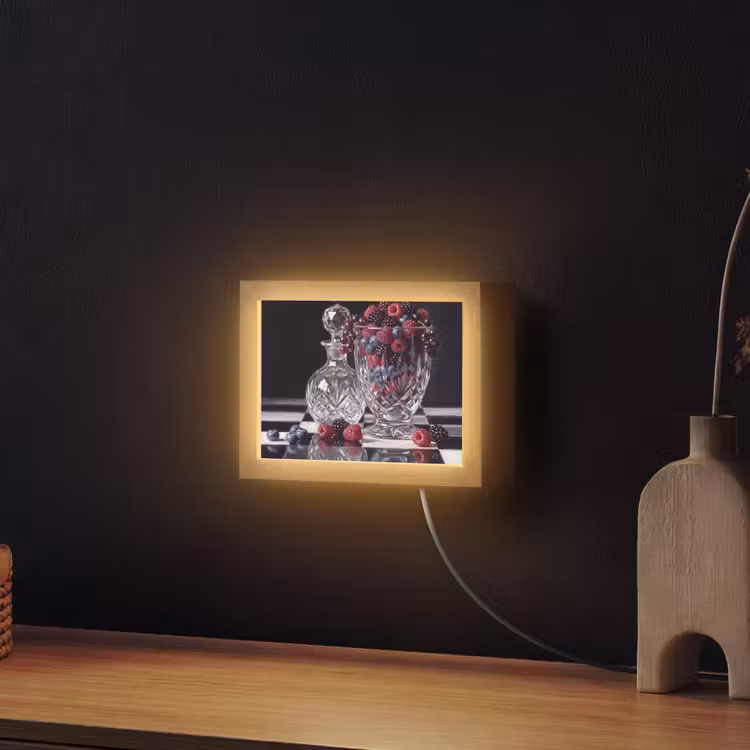 Lightbox - Wandlamp - Bessen - Kristal - Stilleven — 2