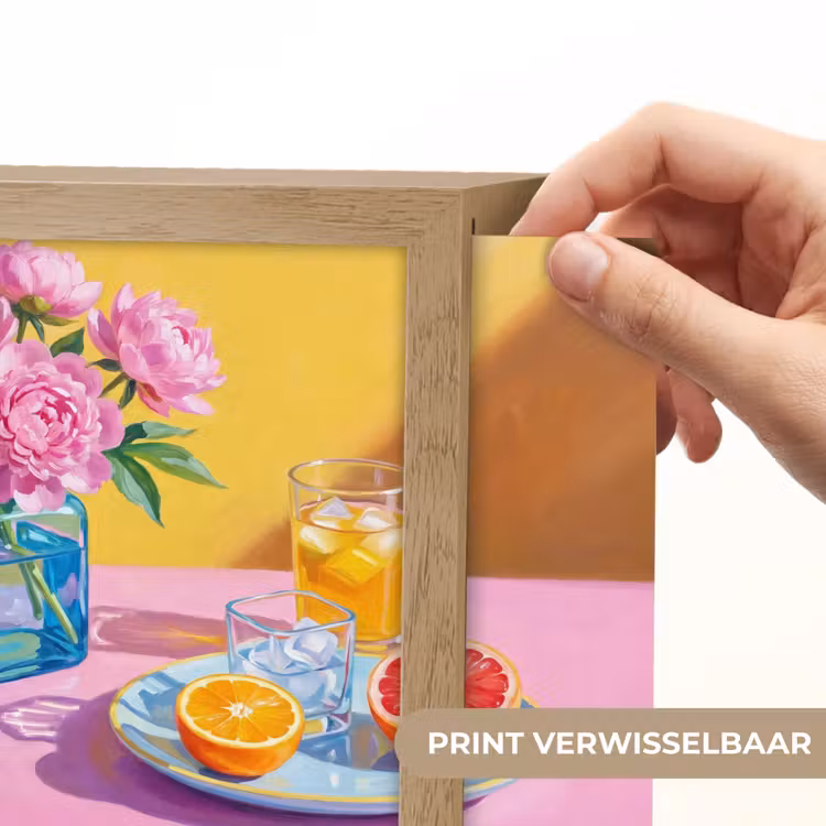 Lightbox - Wandlamp - Bloemen - Roze - Modern — 6