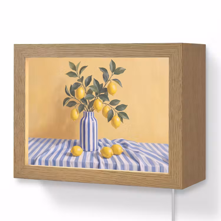 Lightbox - Wandlamp - Citroen - Stilleven - Modern — 1