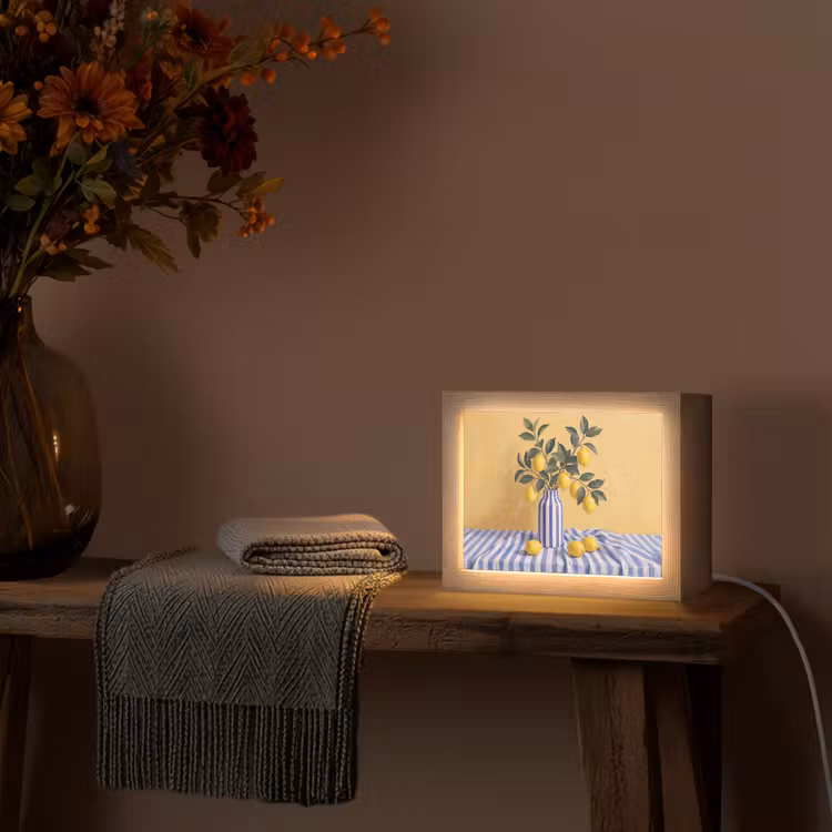 Lightbox - Wandlamp - Citroen - Stilleven - Modern — 5
