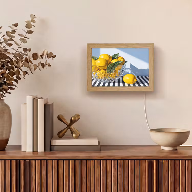 Lightbox - Wandlamp - Citroenen - Fruit - Geel — 4