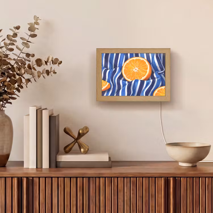 Lightbox - Wandlamp - Eten - Fruit - Oranje — 4