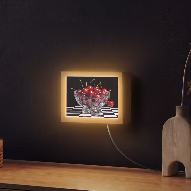 Lightbox - Wandlamp - Eten - Kersen - Rood — 2