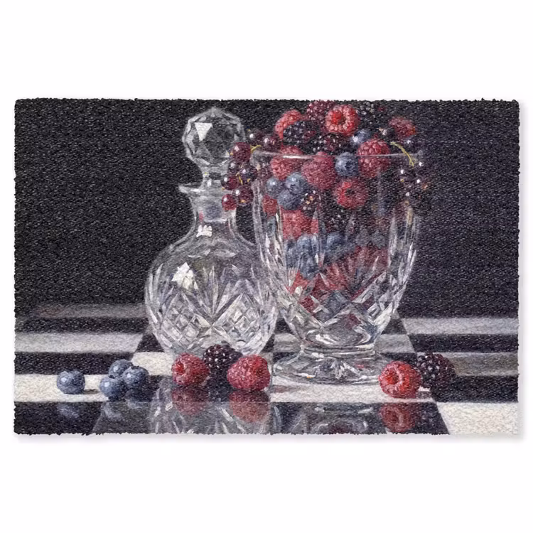 Vloerkleed - Bessen - Kristal - Stilleven — 1