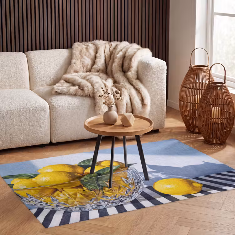 Vloerkleed - Citroenen - Fruit - Geel — 3