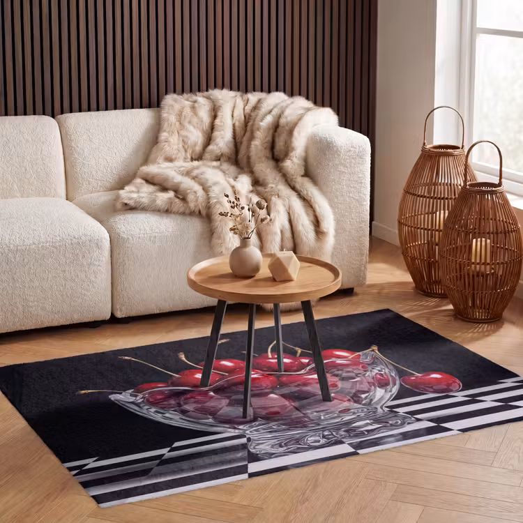 Vloerkleed - Eten - Kersen - Rood — 3