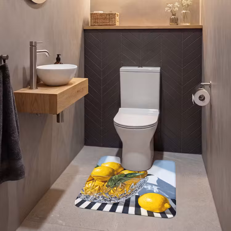 Wc Mat - Citroenen - Fruit - Geel — 2