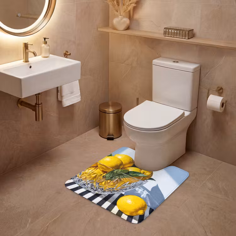 Wc Mat - Citroenen - Fruit - Geel — 3