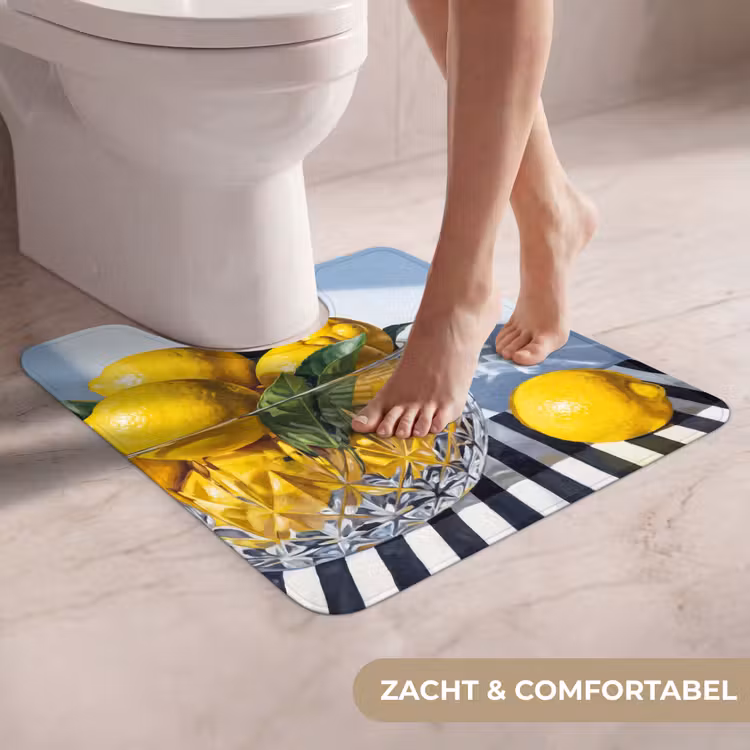 Wc Mat - Citroenen - Fruit - Geel — 5
