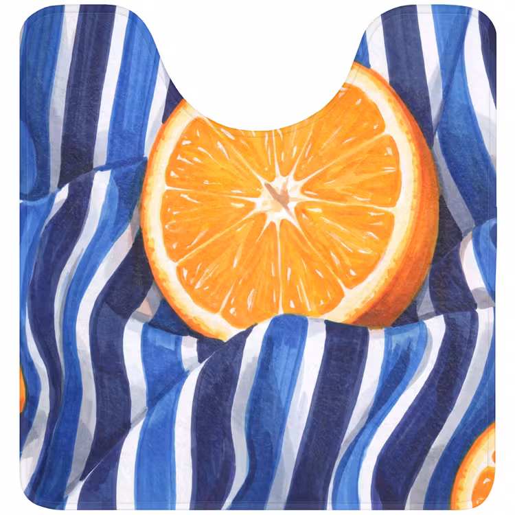 Wc Mat - Eten - Fruit - Oranje — 1