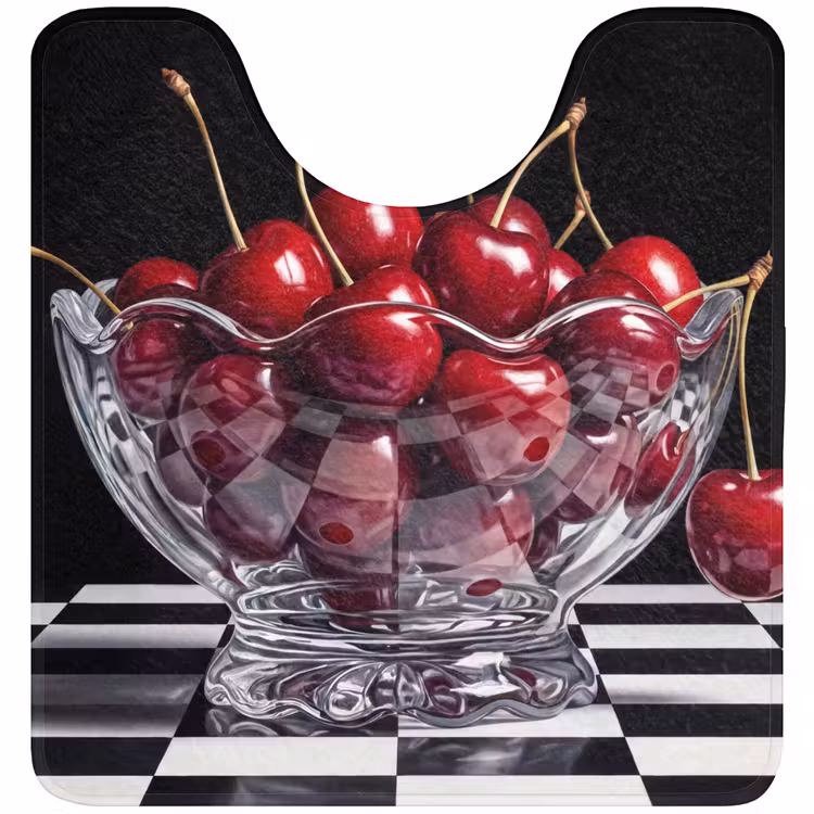 Wc Mat - Eten - Kersen - Rood — 1