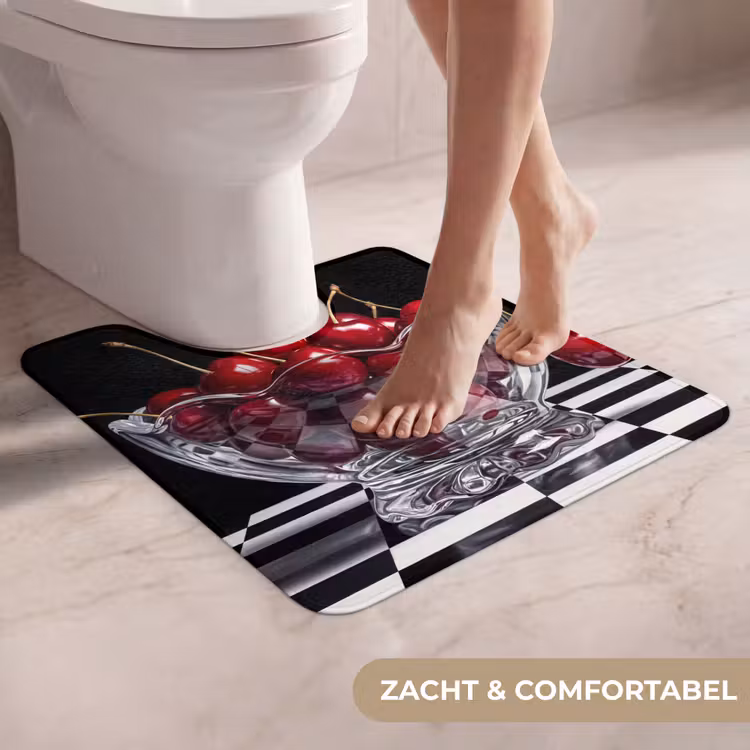 Wc Mat - Eten - Kersen - Rood — 5