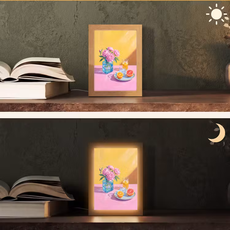 Tafellamp - Bloemen - Roze - Modern — 5