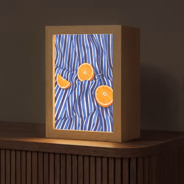 Tafellamp - Eten - Fruit - Oranje — 1