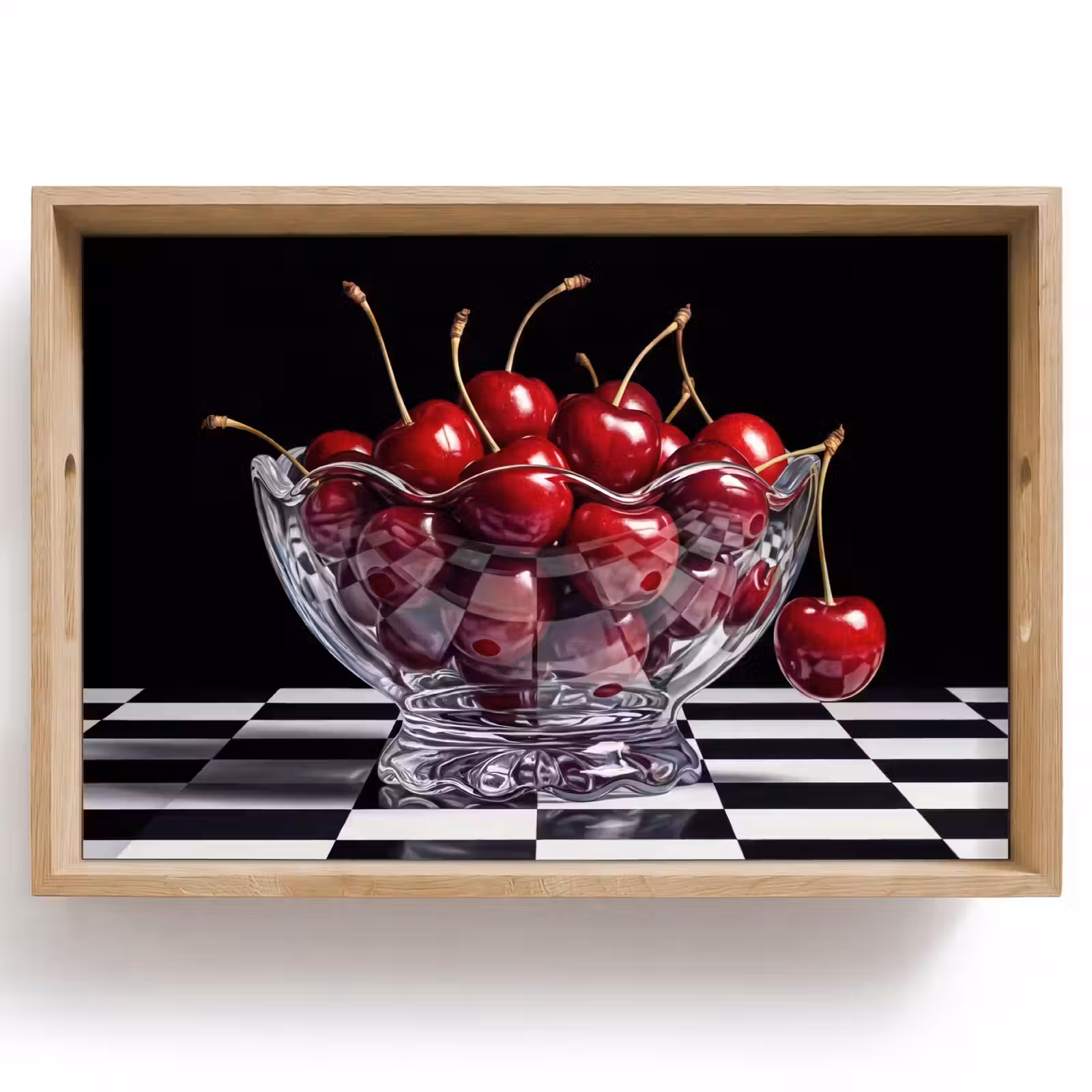 Dienblad - Eten - Kersen - Rood — 1
