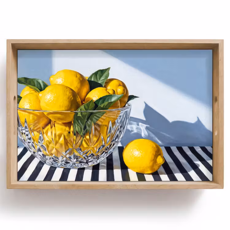 Dienblad - Citroenen - Fruit - Geel — 1