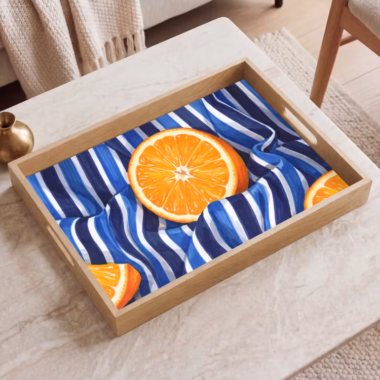 Dienblad - Eten - Fruit - Oranje — 2