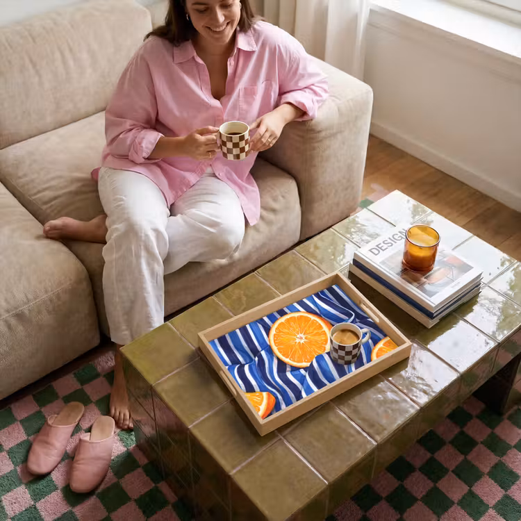 Dienblad - Eten - Fruit - Oranje — 6
