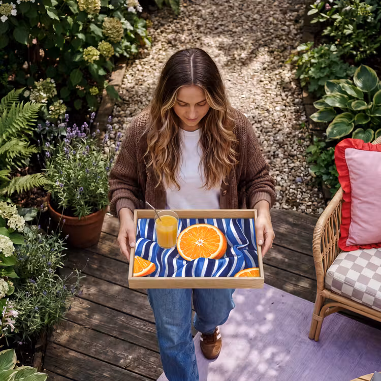 Dienblad - Eten - Fruit - Oranje — 8