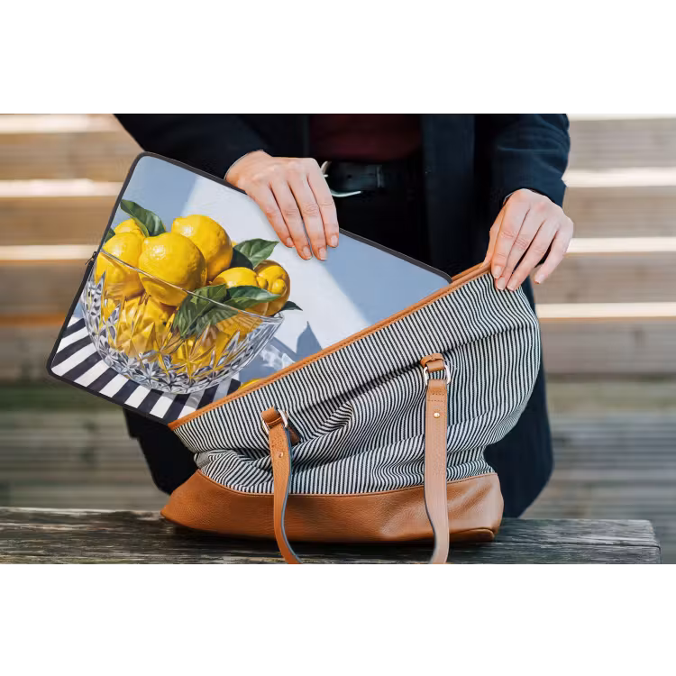 Laptophoes - Citroenen - Fruit - Geel — 4