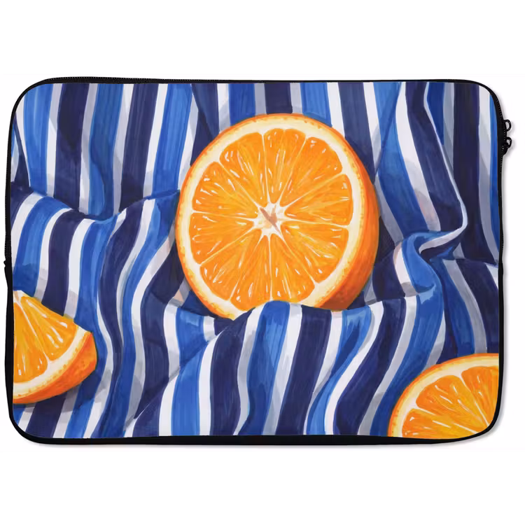 Laptophoes - Eten - Fruit - Oranje — 1