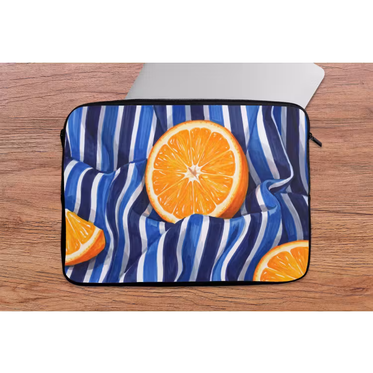 Laptophoes - Eten - Fruit - Oranje — 2