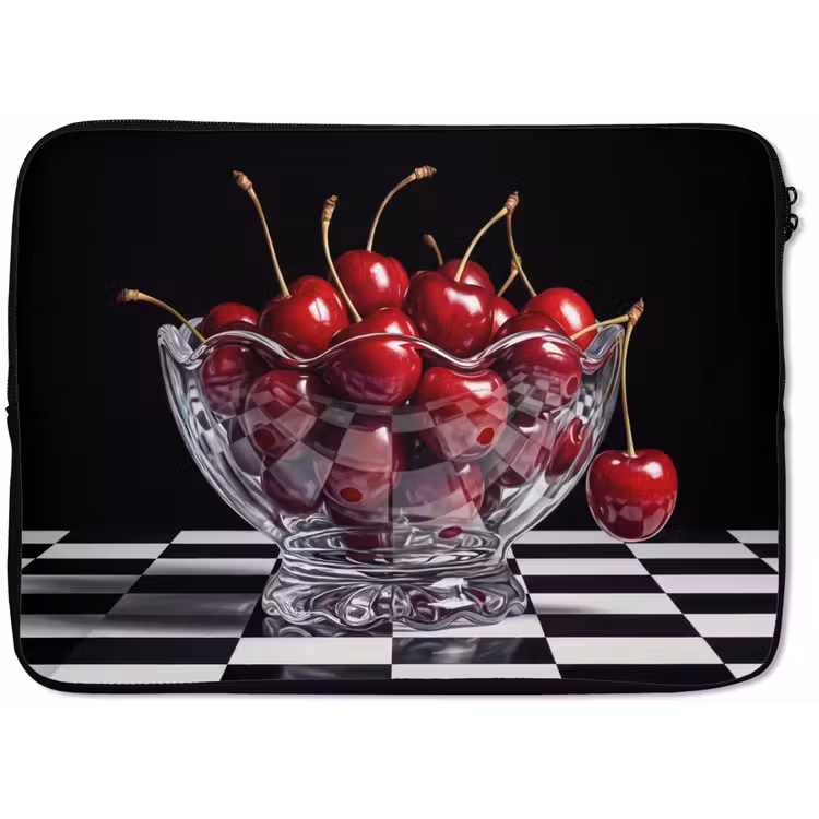 Laptophoes - Eten - Kersen - Rood — 1
