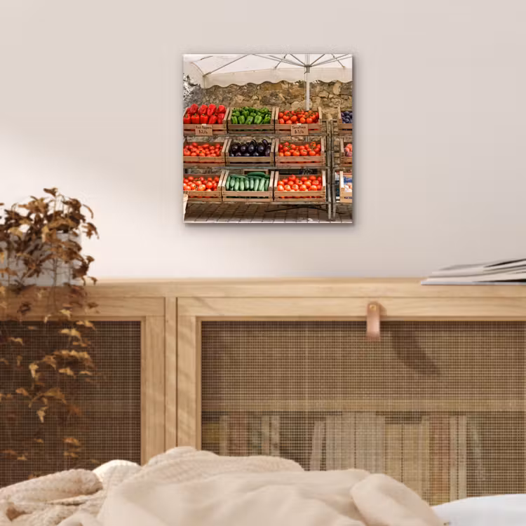 Aluminium schilderij - Eten - Markt - Vers — 4