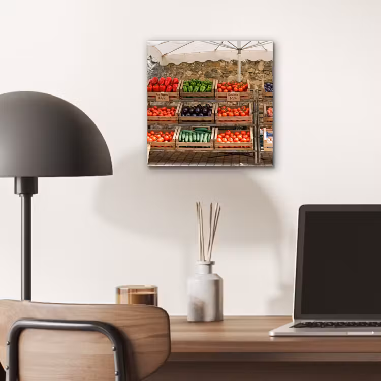 Aluminium schilderij - Eten - Markt - Vers — 6
