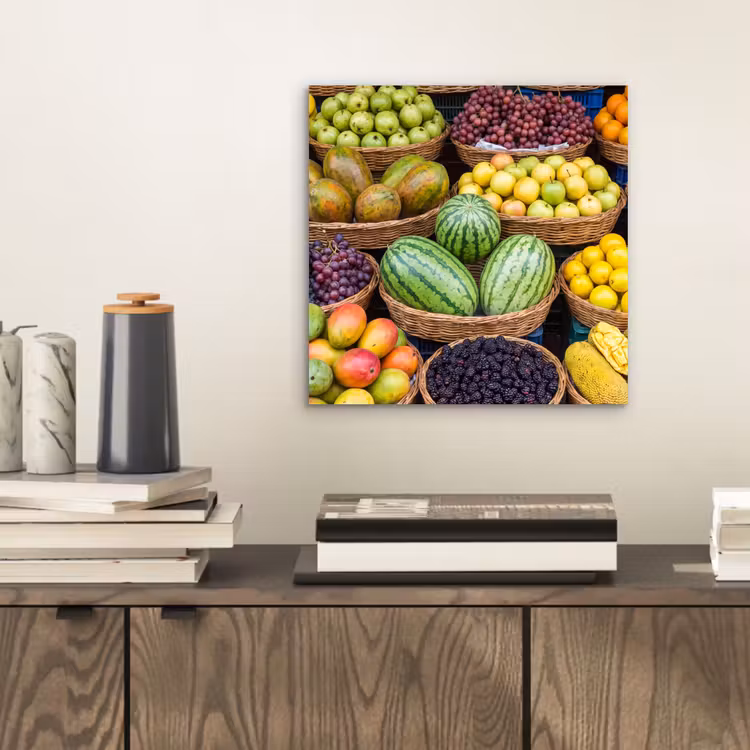 Aluminium schilderij - Fruit - Markt - Kleurrijk — 2